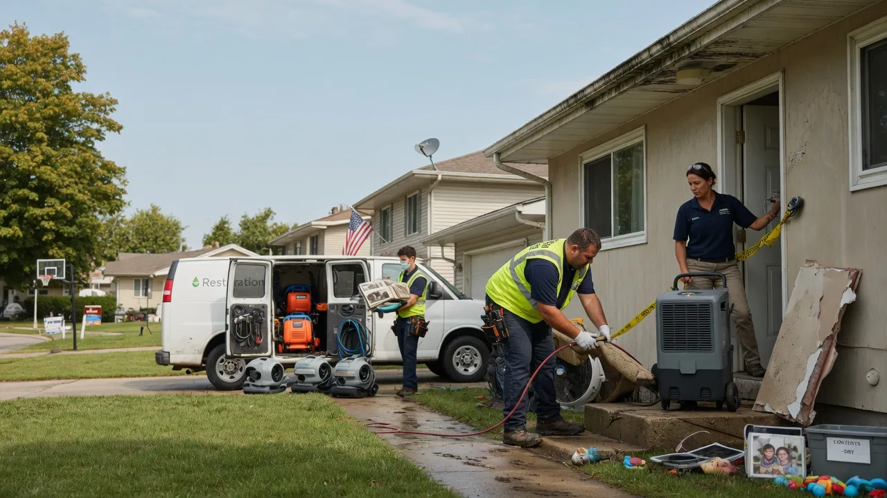 Water Damage Restoration in Evansville, WY near me